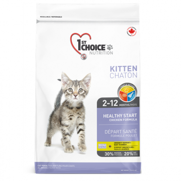 ALIMENTO FIRST CHOICE HEALTY STAR CHICKEN KITTEN 2-12 MONTH 2,72KG